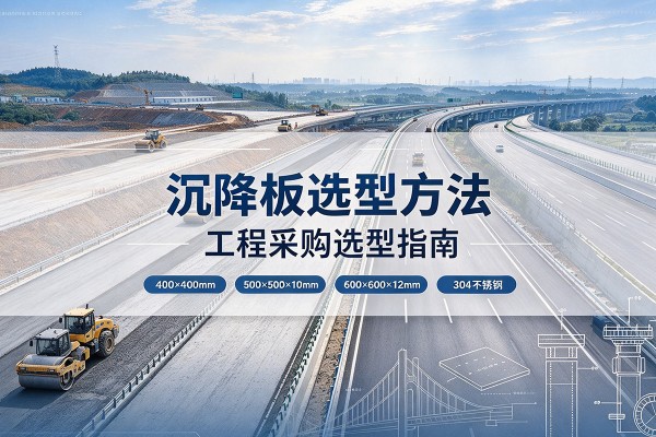 忻城沉降板选择方法