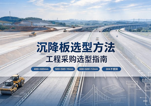 忻城沉降板选择方法